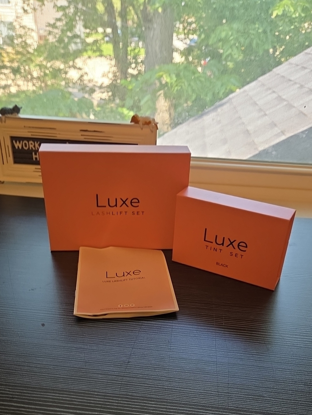 Luxe Cosmetics Lashlift Set + Black Tint Set - DYI Eyelash Lift And Cilor